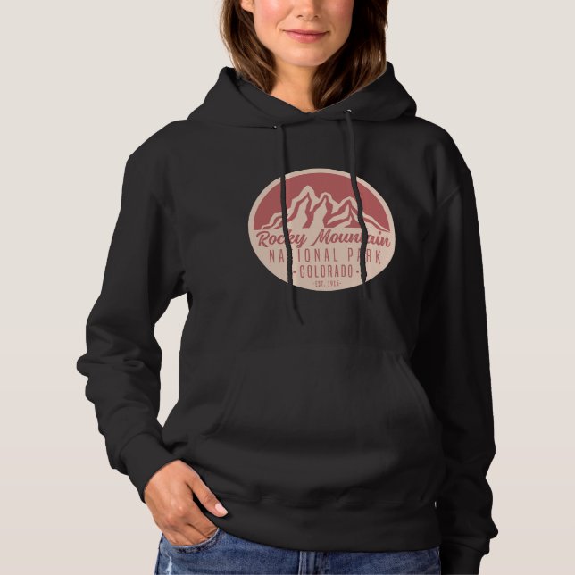 Rocky Mountain Nationalpark Colorado Hoodie (Vorderseite)