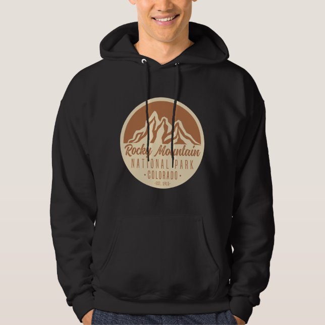 Rocky Mountain Nationalpark Colorado Hoodie (Vorderseite)