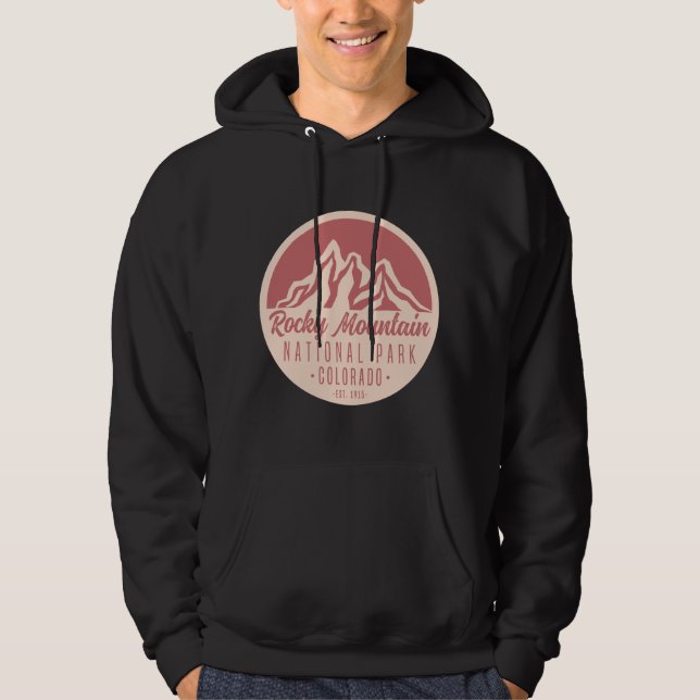 Rocky Mountain Nationalpark Colorado Hoodie (Vorderseite)
