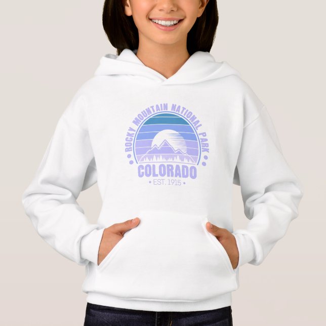 Rocky Mountain Nationalpark Colorado Hoodie (Vorderseite)