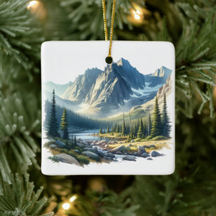 Rocky Mountain Nationalpark Colorado Keramikornament