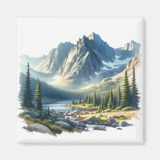 Rocky Mountain Nationalpark Colorado Magnet (Vorne)