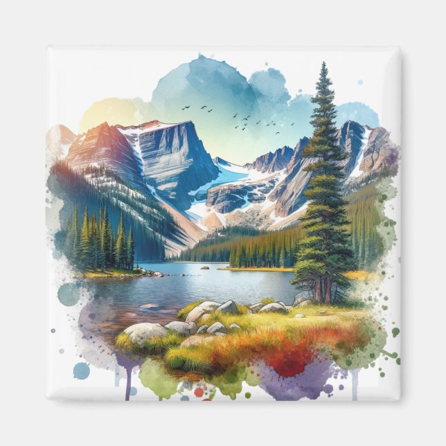 Rocky Mountain Nationalpark Colorado Magnet (Vorne)