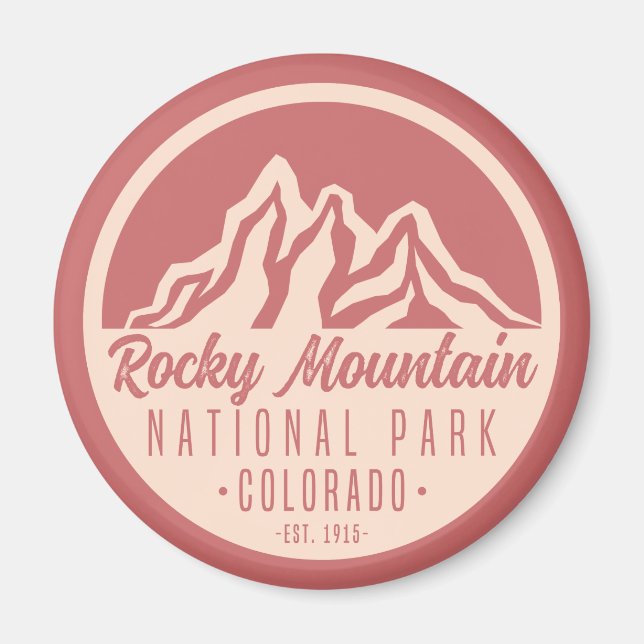 Rocky Mountain Nationalpark Colorado Magnet (Vorne)