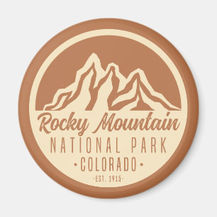 Rocky Mountain Nationalpark Colorado Magnet