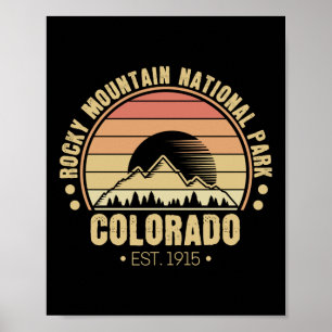 Rocky Mountain Nationalpark Colorado Poster