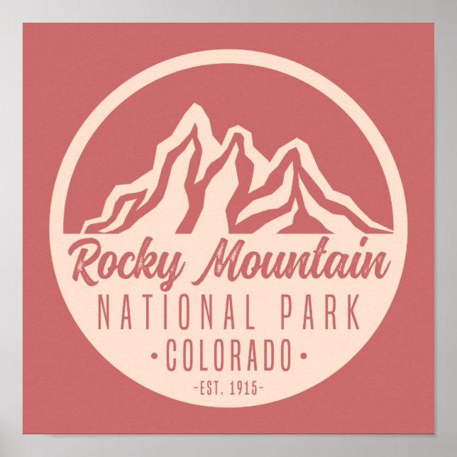 Rocky Mountain Nationalpark Colorado Poster (Vorne)