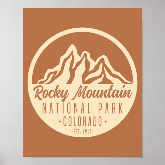 Rocky Mountain Nationalpark Colorado Poster (Vorne)
