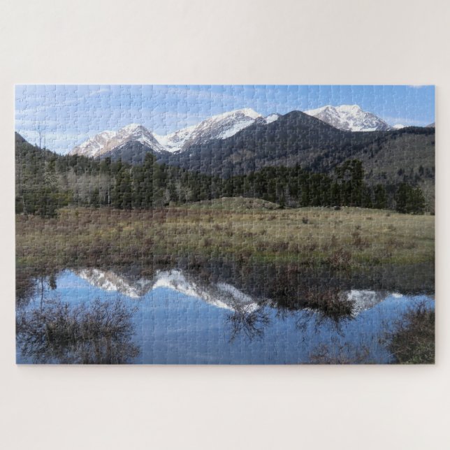 Rocky Mountain Nationalpark Colorado Puzzle (Horizontal)
