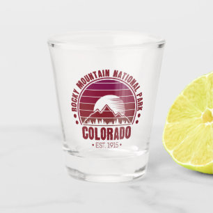 Rocky Mountain Nationalpark Colorado Schnapsglas