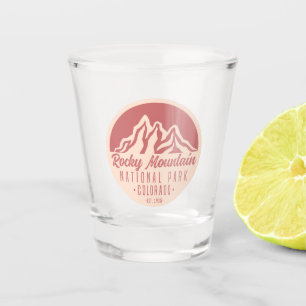Rocky Mountain Nationalpark Colorado Schnapsglas