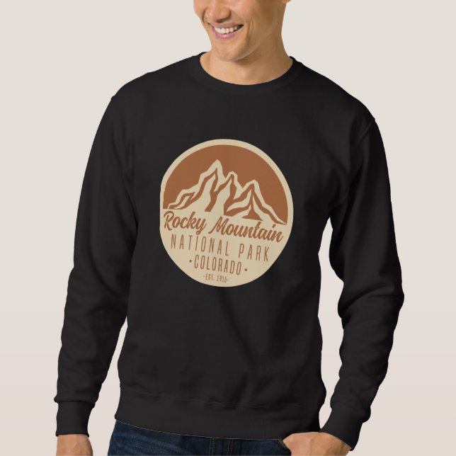 Rocky Mountain Nationalpark Colorado Sweatshirt (Vorderseite)