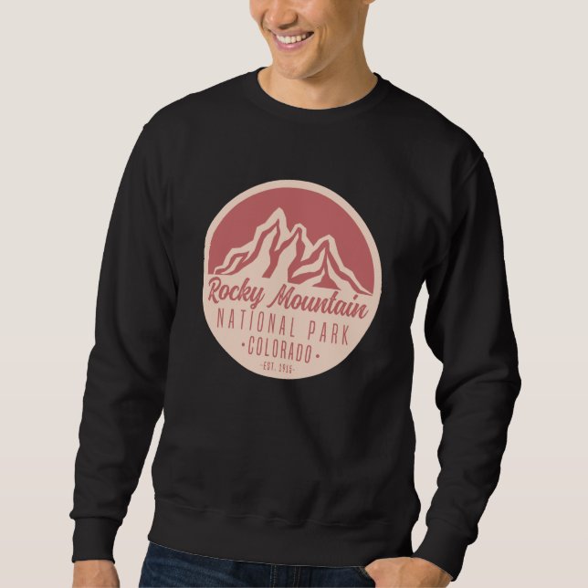 Rocky Mountain Nationalpark Colorado Sweatshirt (Vorderseite)