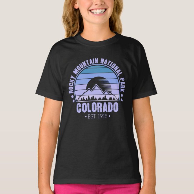 Rocky Mountain Nationalpark Colorado T-Shirt (Vorderseite)