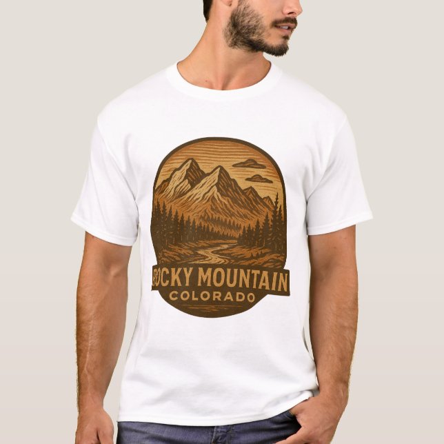Rocky Mountain Nationalpark Colorado T - Shirt (Vorderseite)