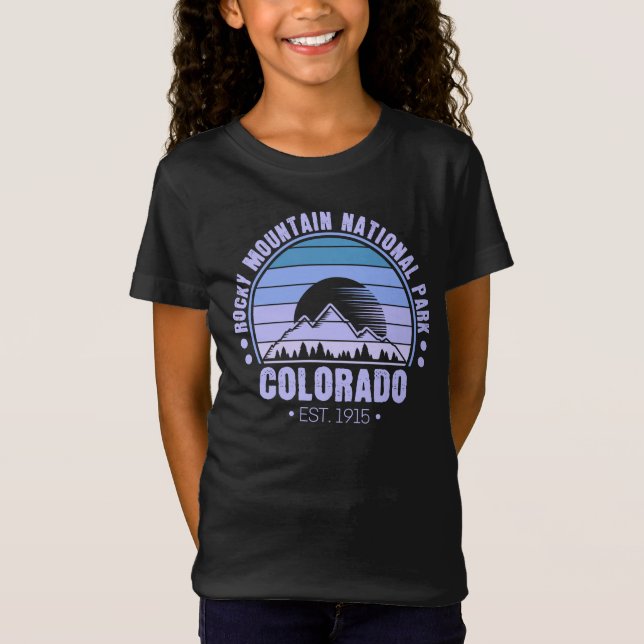 Rocky Mountain Nationalpark Colorado T-Shirt (Vorderseite)