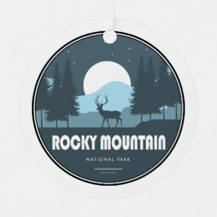 Rocky Mountain Nationalpark Deer Ornament Aus Metall