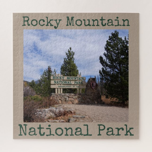 Rocky Mountain Nationalpark Eintritt in das Parc d Puzzle (Vertikal)
