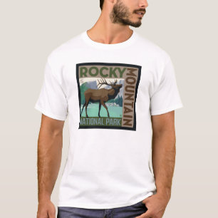 Rocky Mountain Nationalpark   Elch T-Shirt