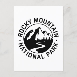 Rocky Mountain Nationalpark Emblem Postkarte