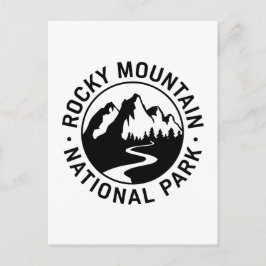Rocky Mountain Nationalpark Emblem Postkarte