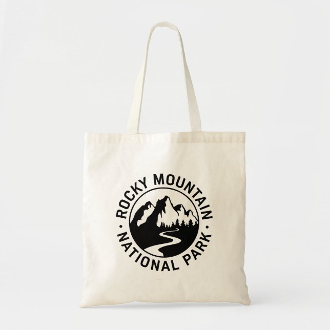 Rocky Mountain Nationalpark Emblem Tragetasche (Vorne)
