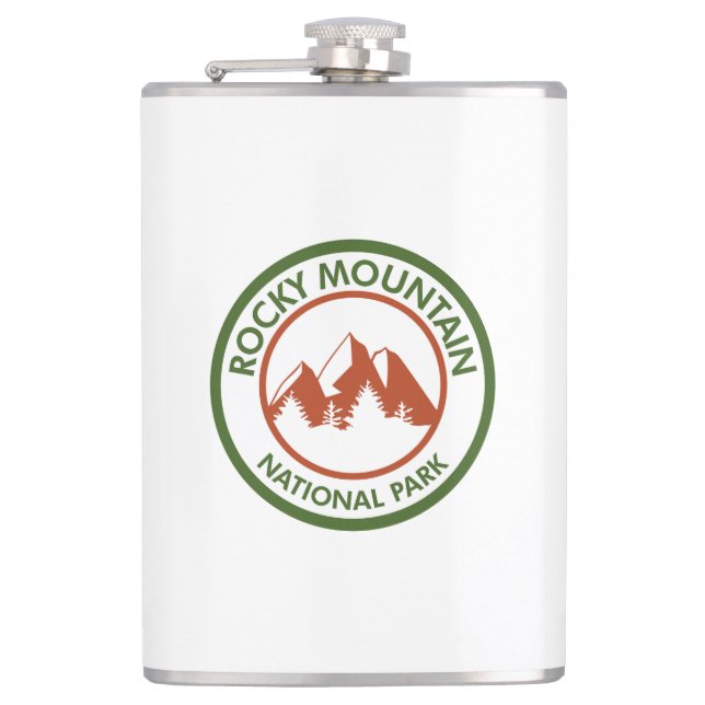 Rocky Mountain Nationalpark Flachmann (Vorderseite)