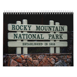 Rocky Mountain Nationalpark-Kalender Kalender