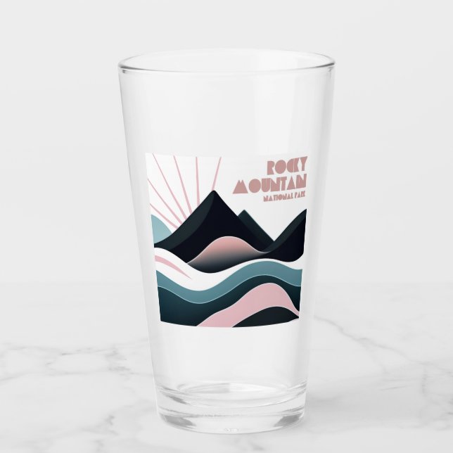 Rocky Mountain Nationalpark Kolored Hills Glas (Vorderseite)