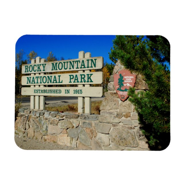 Rocky Mountain Nationalpark Magnet (Horizontal)