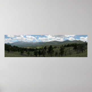 Rocky Mountain Nationalpark Panoramasicht 1 Poster