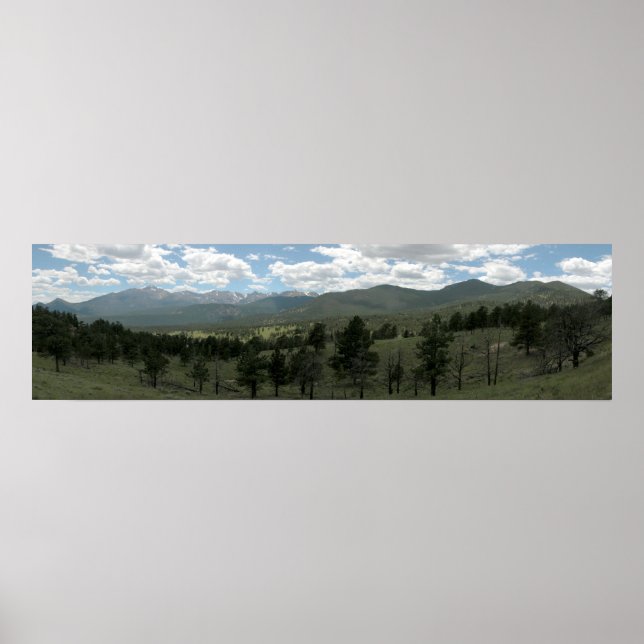 Rocky Mountain Nationalpark Panoramasicht 1 Poster (Vorne)