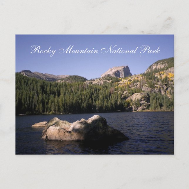 Rocky Mountain Nationalpark Postcard Postkarte (Vorderseite)
