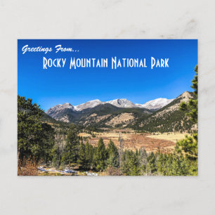 Rocky Mountain Nationalpark Postcard Postkarte