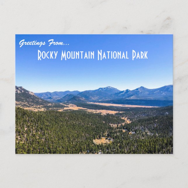 Rocky Mountain Nationalpark Postcard Postkarte (Vorderseite)