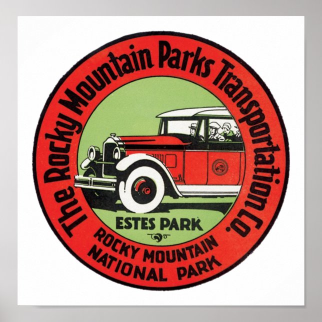 Rocky Mountain Nationalpark Poster (Vorne)