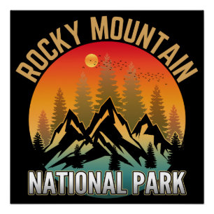 Rocky Mountain Nationalpark Poster