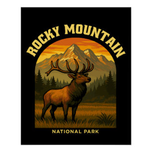 Rocky Mountain Nationalpark Poster