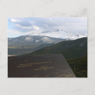Rocky Mountain Nationalpark Postkarte
