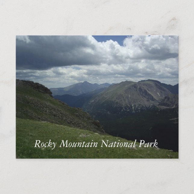 Rocky Mountain Nationalpark Postkarte (Vorderseite)