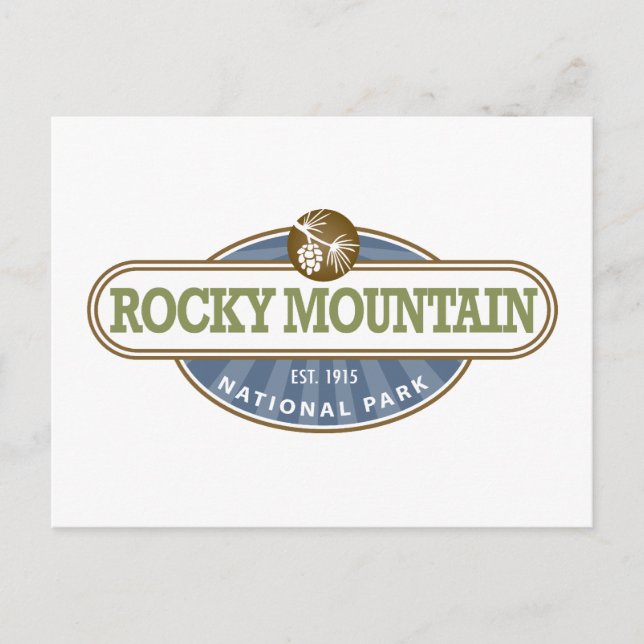 Rocky Mountain Nationalpark Postkarte (Vorderseite)