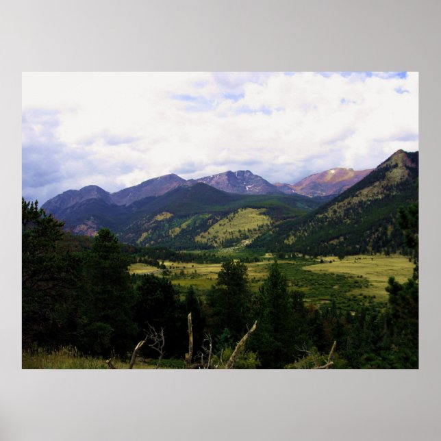 Rocky Mountain Nationalpark Print Poster (Vorne)