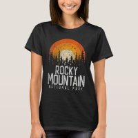 Rocky Mountain Nationalpark Retro Stil Vintag