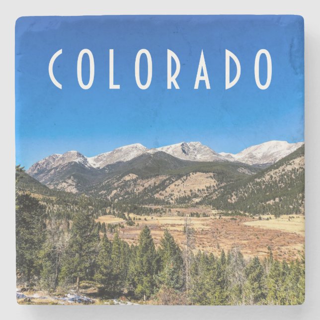 Rocky Mountain Nationalpark Stone Untersetzer (Vorderseite)