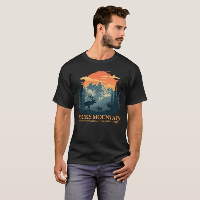 Rocky Mountain Nationalpark T-Shirt (Vorne ganz)