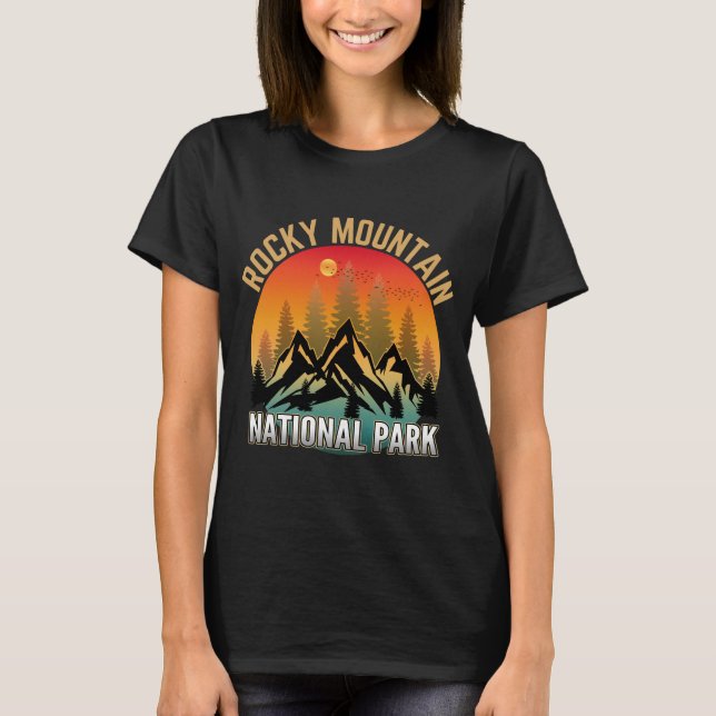 Rocky Mountain Nationalpark T-Shirt (Vorderseite)