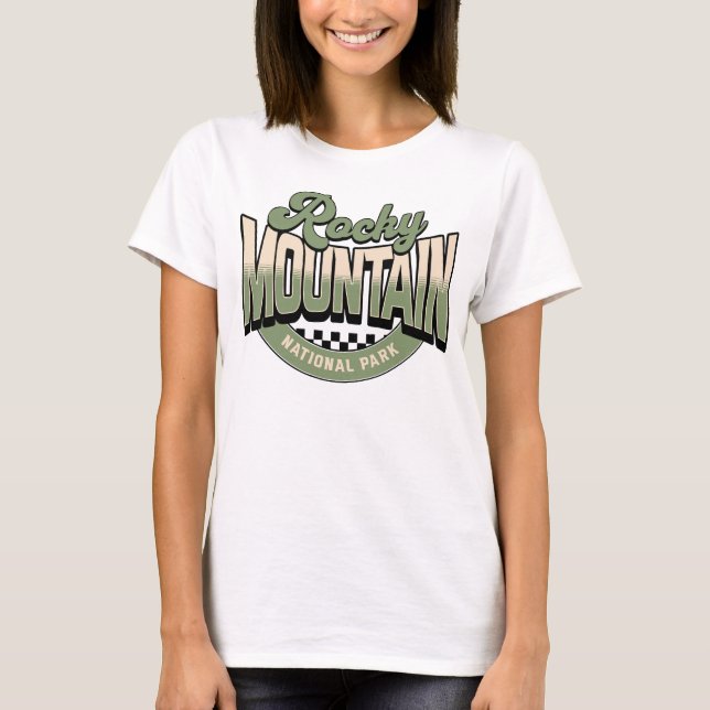 Rocky Mountain Nationalpark T-Shirt (Vorderseite)