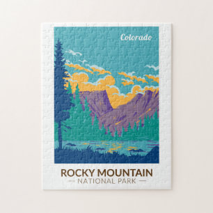 Rocky Mountain Nationalpark Teton Puzzle