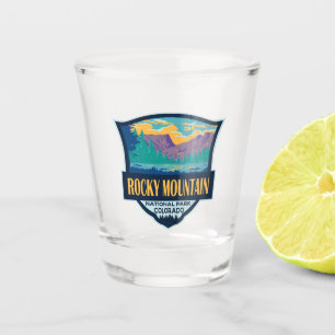 Rocky Mountain Nationalpark Teton Schnapsglas