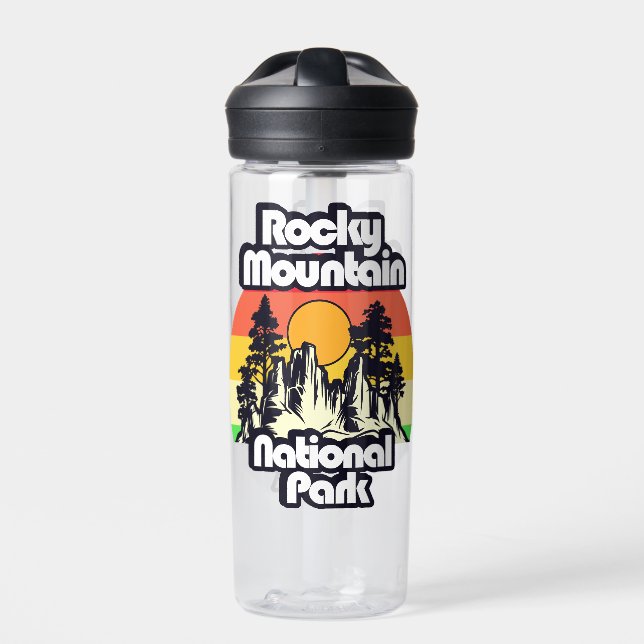 Rocky Mountain Nationalpark Trinkflasche (Vorderseite)